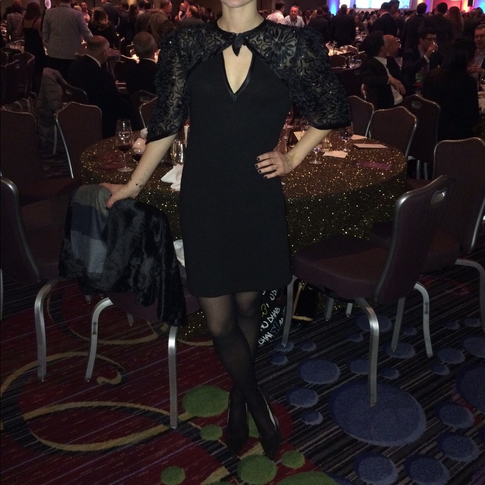 Vintage Knit El Ana Collection Cocktail Dress M